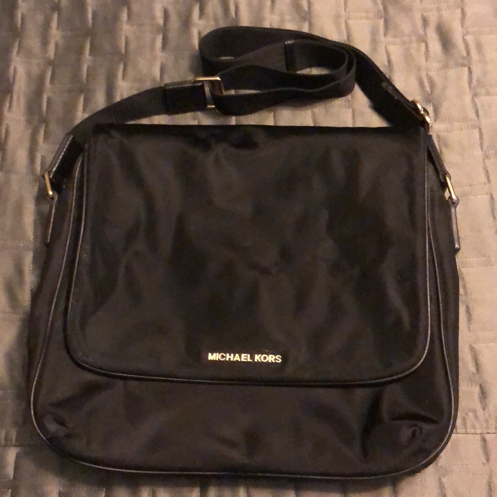 Michael Kors nylon crossbody messenger bag